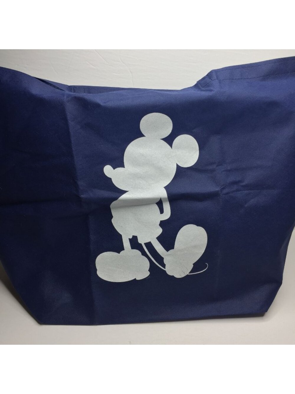Disney Store Mickey Mouse Reusable Tote Bag Navy Blue Non-Woven Eco-Friendly